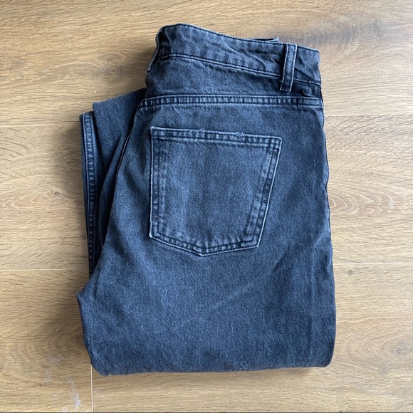 NWT Topshop High Waisted Black Flare Jeans - Picture 4 of 4